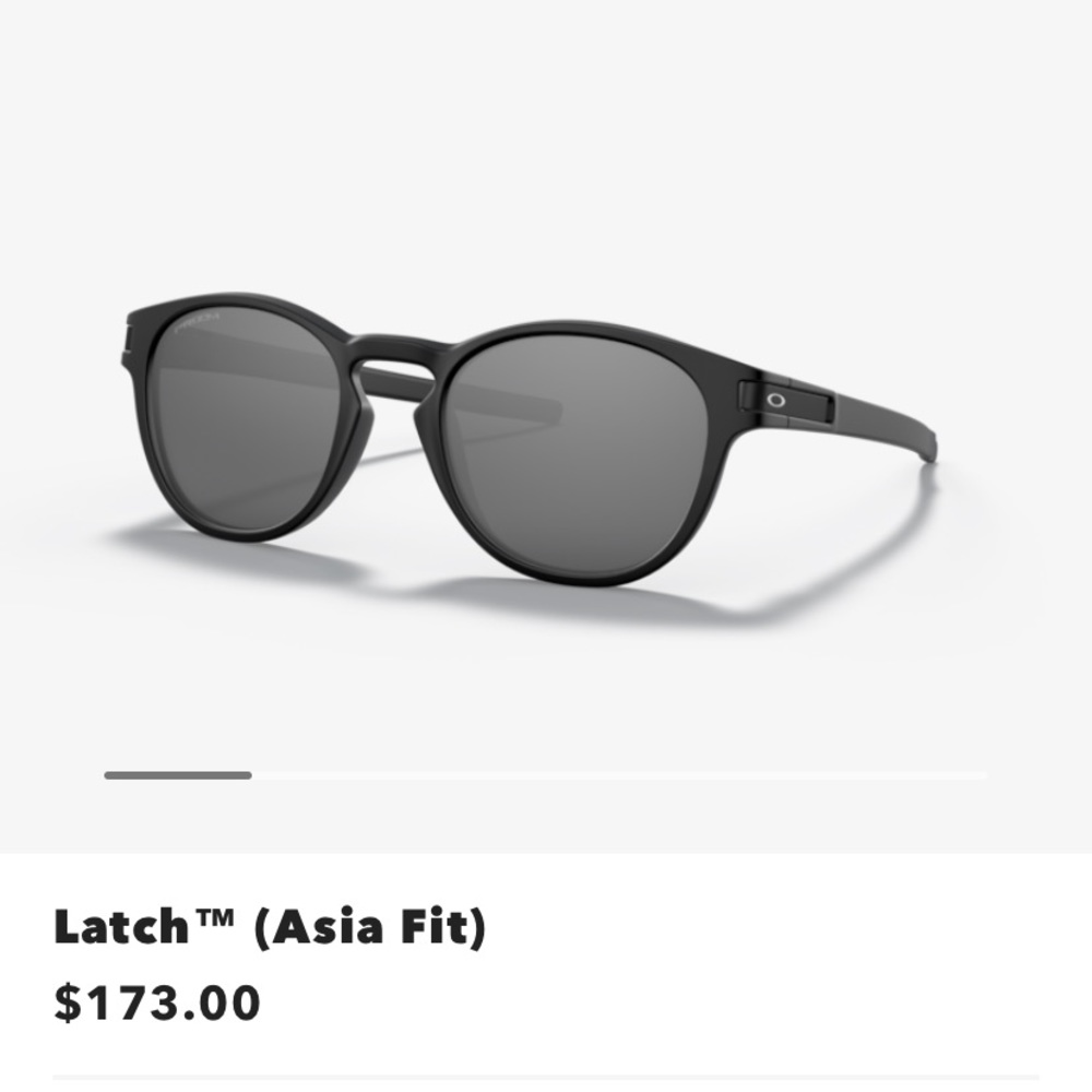 New Oakley Latch ‘Asia fit’ sunglasses
